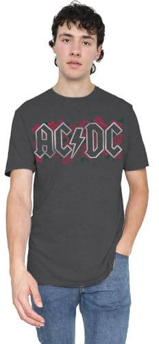 AC/DC ACDC Roses Logo Unisex T Shirt