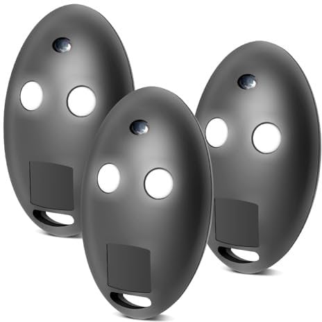 Telecomando Cancello, 3 pezzi 433 MHz Telecomando Compatibile con BFT MITTO2, 2 canali, Rolling Code per cancelli automatici