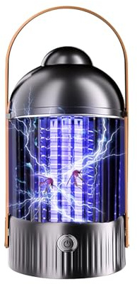 Insektenvernichter Elektrisch, 2025 Neue LED Mückenlampe, 4 Beleuchtungsmodi, Wiederaufladbar Fliegenfalle Elektrisch Mückenabwehr, Für Mücken,Motten,Fliege,Spinnen (2400 mAh)