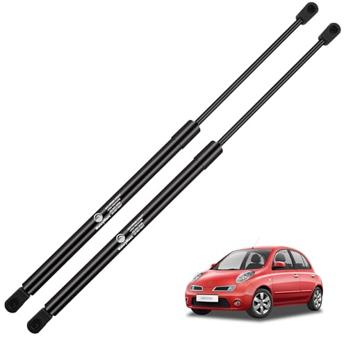 WateryWave 2X Amortiguador Maletero para Nissan Micra Mk3 K12 2002-2010 Resorte de Gas para Maletero Amortiguadores Maletero Amortiguador Capo Sustituir #Nissan Micra Mk3 K12 2002-2010