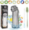 MYUNIK Air water Bottle 650ML - Scented Air water Bottle with 7 Flavor Pods, BPA-Free Tritan, With Cleaning Kit | Sugar-Free Hydration Solution Flavored Water Bottle