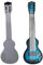 Guitarra eléctrica hawaiana de ocho cuerdas, guitarra deslizante de ukelele para música tradicional hawaiana (color sol)