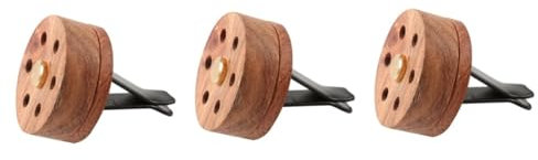 OATIPHO 3 Stck. Auto Duftdiffusor aus Holz Aromatherapie Diffuser für Autolüftung Design für Auto Zuhause und für Ätherische Öle und Angenehme Düfte
