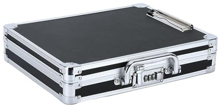 WUUISDNX Tragbarer Mini Werkzeugkoffer aus Aluminium mit vielseitiger Konstruktion, ideal für Büroorganisation und praktische Aufbewahrung. Aluminium Aktenkoffer mit Zahlenschloss, Maler und