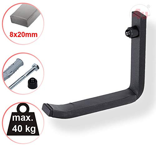 4U® Wand Reifenhalter 40kg (8x20mm) Felgenbaum Reifenregal Reifen Felgen Wandhalterung Wandhalter