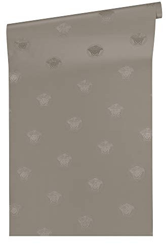 Luxury Wallpaper Versace 3 Non-Woven Wallpaper 10.05 m x 0.70 m Grey Made in Germany 348623 34862-3