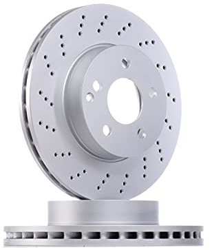DELPHI BG4142C 2x Bremsscheiben Vorne Ø295mm Belüftet gelocht Kompatibel mit MERCEDES-BENZ C-Klasse Limousine W204 2044210912 2044212812 A2044210912