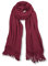 Neverless Strickschal mit Fransen einfarbig lang XXL Wollschal Oversized Winterschal Herren Damen Unisex rot unisize