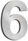 nanlyiau 6in/15.3cm Numeri civici Numero di acciaio Numero civico esterno in Solido Acciaio Inossidabile 304,Aspetto Fluttuante(6in 6/9)