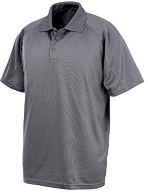 Spiro Unisex Impact Performance Aircool Polo Shirt 3XL Grey