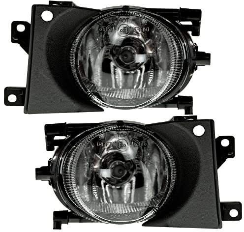 Nebelscheinwerfer Set Satz H8 für 5er E39 Bj. 00-04 Facelift klar chrom