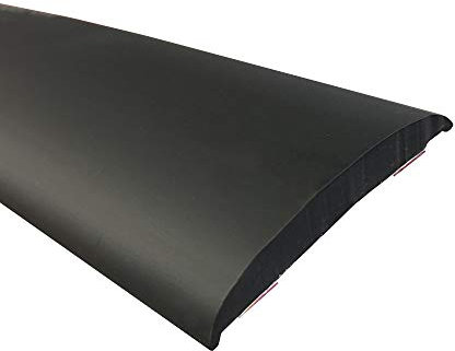 Moldura universal NEGRA (tira 5 m) auto-adhesiva PVC protección paragolpes.