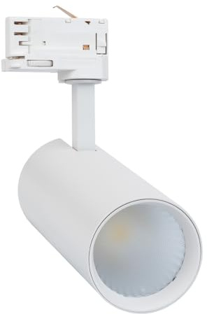 LEDKIA 3-Phasenstromschiene LED-Strahler 30W Bertha Weiss 3000K Warmweiß