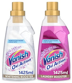 Vanish Gold Oxi Action Stain Remover for Clothes, Gel Bundle, 2x 1.4 Litre Bottles (2.8 Litre)