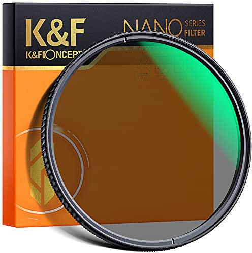 K&F Concept Filter Polarisant Filtre CPL 37 mm Nano-X MRC HD Super Mince Multicouche pour Objectif Appareil Photo Caméra Reflex Numérique