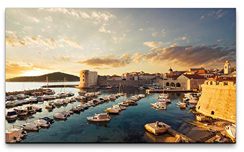 Paul Sinus Art Bilder XXL Kroatien 120x70cm Wandbild auf Leinwand