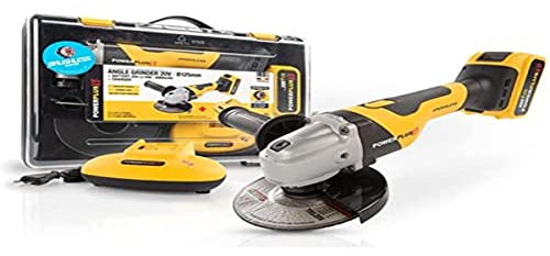 Upower Varo y Kreator, POWXB20050 Winkelschleifer 20V Akku 20V 4Ah Ladegerät