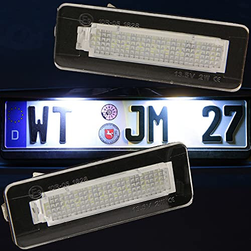 LED Kennzeichenbeleuchtung von Recambo passend für Smart Fortwo Coupe C450 | Cabrio A450 |1998-2007
