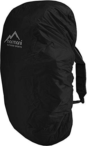 normani Rucksackcover Regenhülle Regenschutz in verschiedenen Größen Farbe Dunkelschwarz Größe XXL