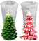 gießformen silikon weihnachten 2 Stück Weihnachtsbaum Kerzenform Silikon,Silikonformen Gießformen für DIY Weihnachten Deko Weihnachts Geschenkdekoration Schokolade, Kuchendekoration