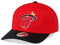 Mitchell & Ness Miami Heat Team Two Tone Red Line Solid Flex Snapback Cap