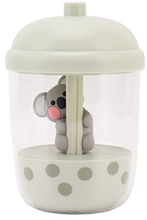 Jeanoko Koala-Tier-Luftbefeuchter, Tragbar, Kühler Nebel-Luftbefeuchter, USB-Desktop-Luftbefeuchter, Mini-Luftbefeuchter mit USB-Kabel für Zuhause, Büro, Schlafzimmer, Desktop-Nutzung (Matcha)