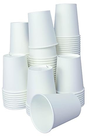 Pakomat Bicchieri usa e getta, 300 ml, 50 pezzi, compostabili, biodegradabili, ecologici, per feste e tutti i giorni