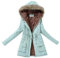 KONG JIMFAN Winterjacke Damen Hundejacke Kleine Hunde Taktische Weste Longstrickjacke Damen Strickjacke Damen Lang Steppweste Damen Leicht Pullover Damen Leichte Jacke Regenjacke(Minzgrün,L)