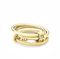 Liebeskind Ring LJ-1427-R-58 aus Edelstahl in gold
