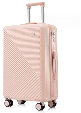 ASHSDI Koffer Reisekoffer Trolley Hartschalen-Spinnerkoffer Für 3-5-tägige Reisen, Spinnerräder, Robuster PC+ABS-Hartschalenkoffer Boardcase Handgepäck (Color : B, Size : 24in)