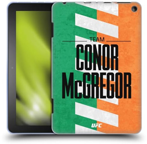 Head Case Designs Offizielle UFC Flagge Von Conor McGregor Kämpferteam Soft Gel Handyhülle Hülle kompatibel mit Fire HD 8/Fire HD 8 Plus 2020