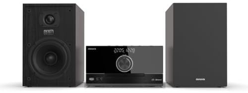 Microchain AIWA MSBTU-600 Bluetooth, CD, USB, AUX IN, potenza di uscita 2 x 50 W RMS. Colore: nero