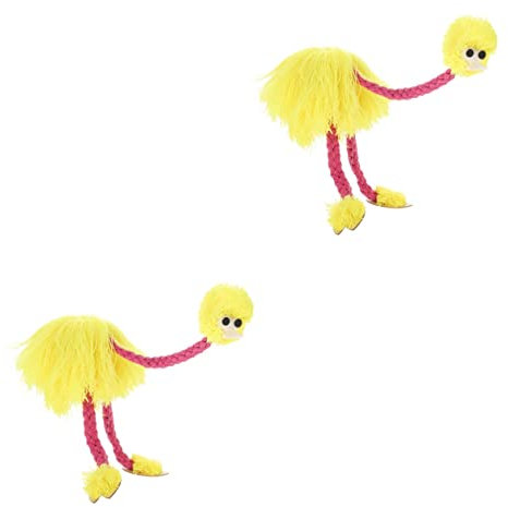 BESTonZON 2St Straußen Marionette Kidcraft-Spielset Tiere Marionetten Marionette Vogelpuppe Spielzeug Handpuppe Babypuppen Puppen Tierdesign-Marionette Tier Marionette Marionette Kiefer