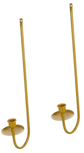 Warmhm 2stücke Metal Candle Sconces Wandkerzenhalter Metall Mit Erhöhter Kanten Für Stabile Kerzenbefestigung Einfache Montage Stilvolle Wanddeko Für Wohnzimmer Schlafzimmer