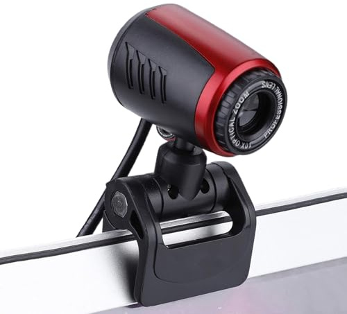 Acunny - Cámara externa para ordenador portátil, cámara web USB | Pequeña cámara web HD para ordenador portátil, cámara de vídeo para ordenador, cámara web de transmisión Plug and Play para PC