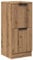 vidaXL Sideboard Artisan-Eiche 30x30x70 cm Holzwerkstoff, Schrank, Beistellschrank, Wohnzimmerschrank, Lagerschrank, Home-Organizer, Konsolenschrank