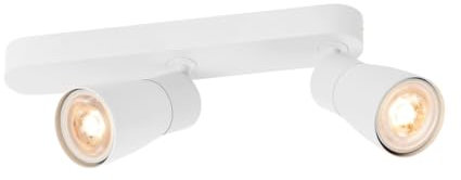 SLV PURI 2.0 Dome, Wand- und Deckenaufbauleuchte, asymmetrisch, 2 x max. 6 W GU10, weiß