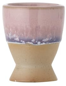Bloomingville Paula Eierbecher, Rose, Steingut, D5xH6,5 cm