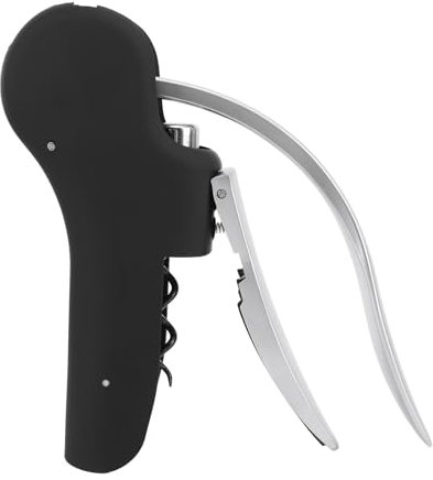 Manueller Weinflaschenöffner Ergonomischer Zinklegierung vertikaler Hebelkorkenzieher für einfache Korkentfernung, langlebiger Weinöffner für Party Küchenbar ideal für