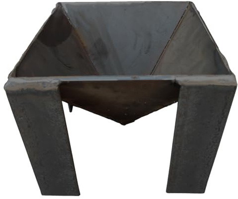 Extra große Metallschmelz-Barrenform – 16 kg Behälter aus geschmolzenem Messing – aus Stahl – 20,3 x 20,3 cm – Gießform zum Schmelzen von Gießereien