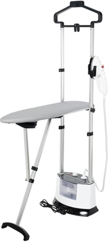 Venkillian Upright Garment Clothes Steamer: 12 Steam Levels 6 Bars 1400W Powerful Vertical Ironing Machine with 1.6L Large Water Tank Rapid Wrinkle Release for Curtain/Home/Hotel/Office
