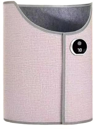 Amagogo Fußwärmer für Unter den Schreibtisch, Geräuschloses, Persönliches Heizkissen mit Einstellbarer Temperatur für Studio, Studentenwohnheim und Büro, Rosa