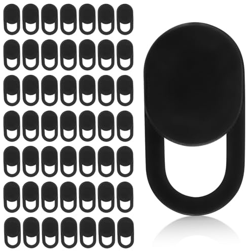100pz Coperture Privacy per Fotocamera Anteriore, Copriwebcam Ultra Sottile Nero Scorrevole Protegge la Tua Privacy & Sicurezza per Laptop Desktop Telefono Tablet