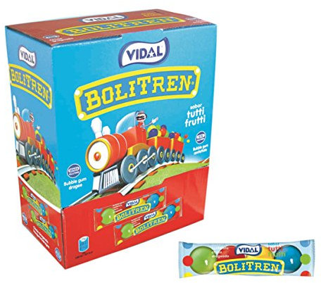 VIDAL BOCA Bolitren Tutti Frutti 4 bolas envueltas (caja de 200 unidades)