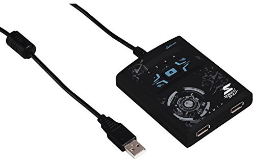 Hama Maus/Tastatur Konverter Speedshot Ultimate (geeignet für Xbox One X, PlayStation 4/SLIM/PRO, Xbox One, PlayStation 3, Xbox 360) schwarz/blau