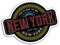 2 x 10cm New York Vinyl Aufkleber - Amerika USA NYC Aufkleber Laptop Gepäck # 18109 (10 cm breit)