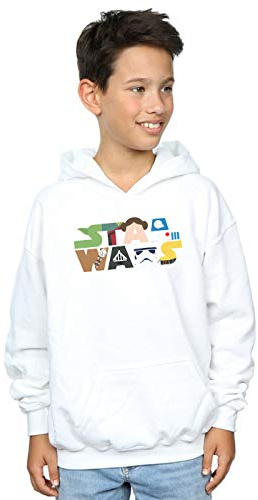 Absolute Cult Star Wars Boys Character Logo Hoodie