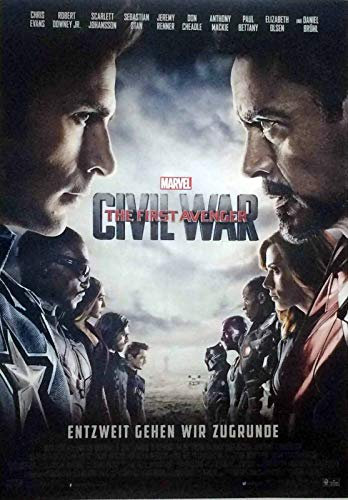 The First Avenger: Civil War - Robert Downey Jr. - Filmposter 37x53cm gerollt