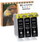 D&C 3x 28ml Black Druckerpatronen Kompatibel für Canon PGI-5 BK für Canon Pixma iP3300 iP3500 iP4200 iP4200x iP4300 iP4500 iP4500x iP5200 iP5200r iP5300 iP6600 iP6700 iX4000 iX5000 MP500 MP510 MP520