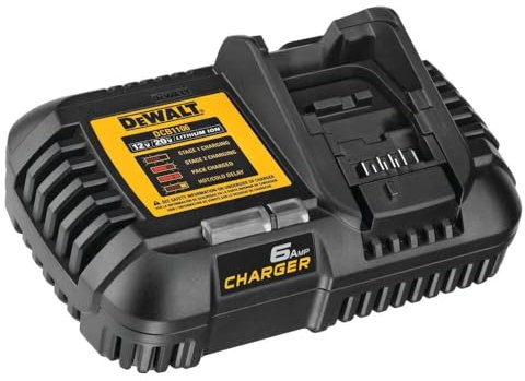 DeWALT DCB1106 12V/20V 6 Amp MAX Corded Compact Charger